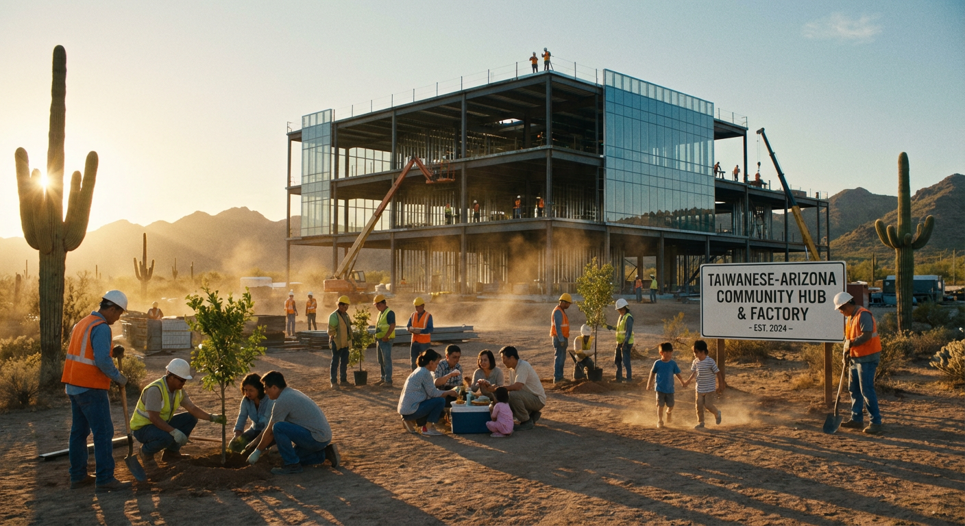 En el Desierto de Arizona, la Revolución de la IA y las Gigafactories Transforman el Futuro Económico