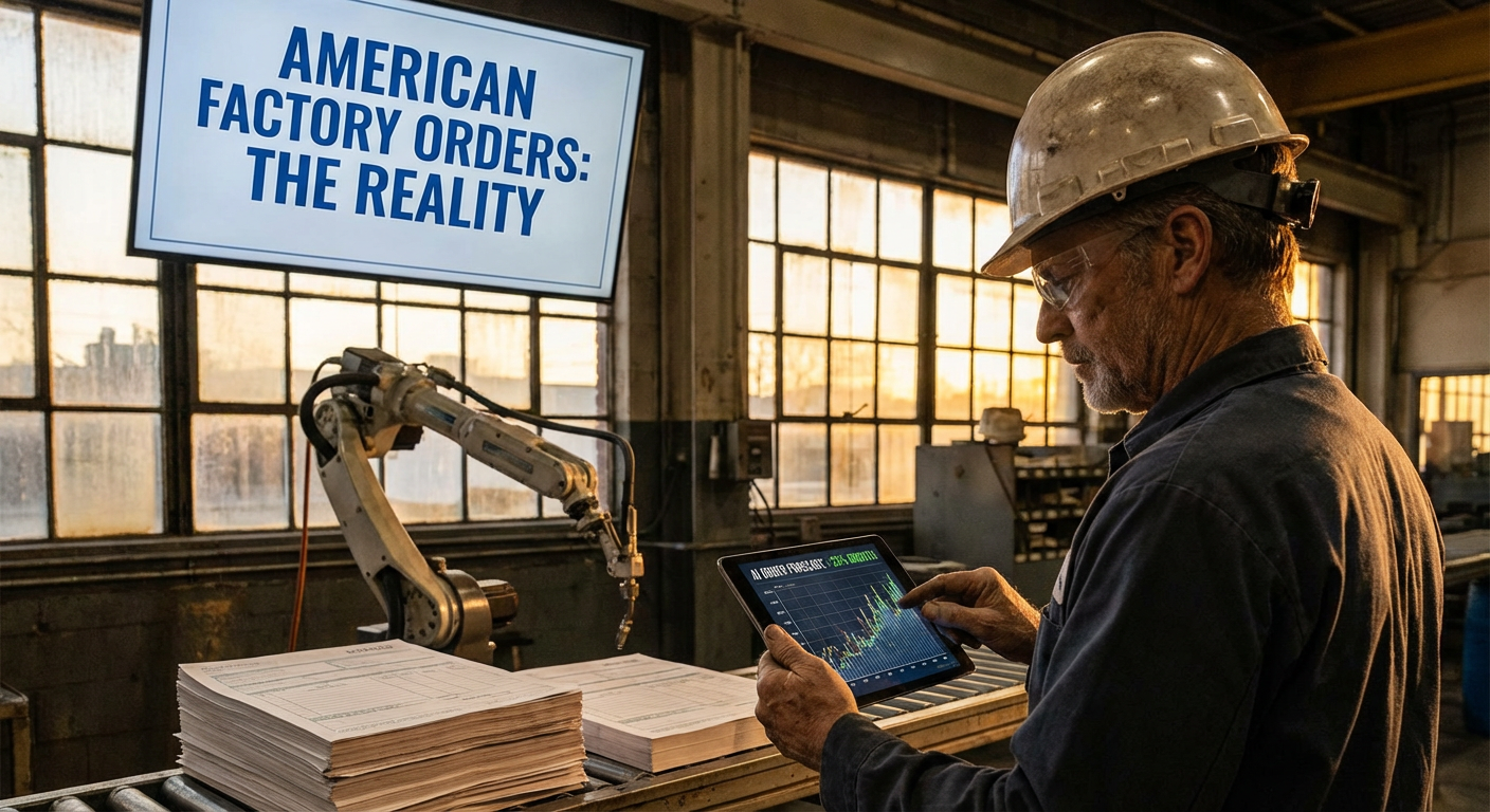 La Realidad de los Pedidos de Fábricas Estadounidenses: Por Qué la Inteligencia Artificial es el Catalizador del Crecimiento Económico que Falta